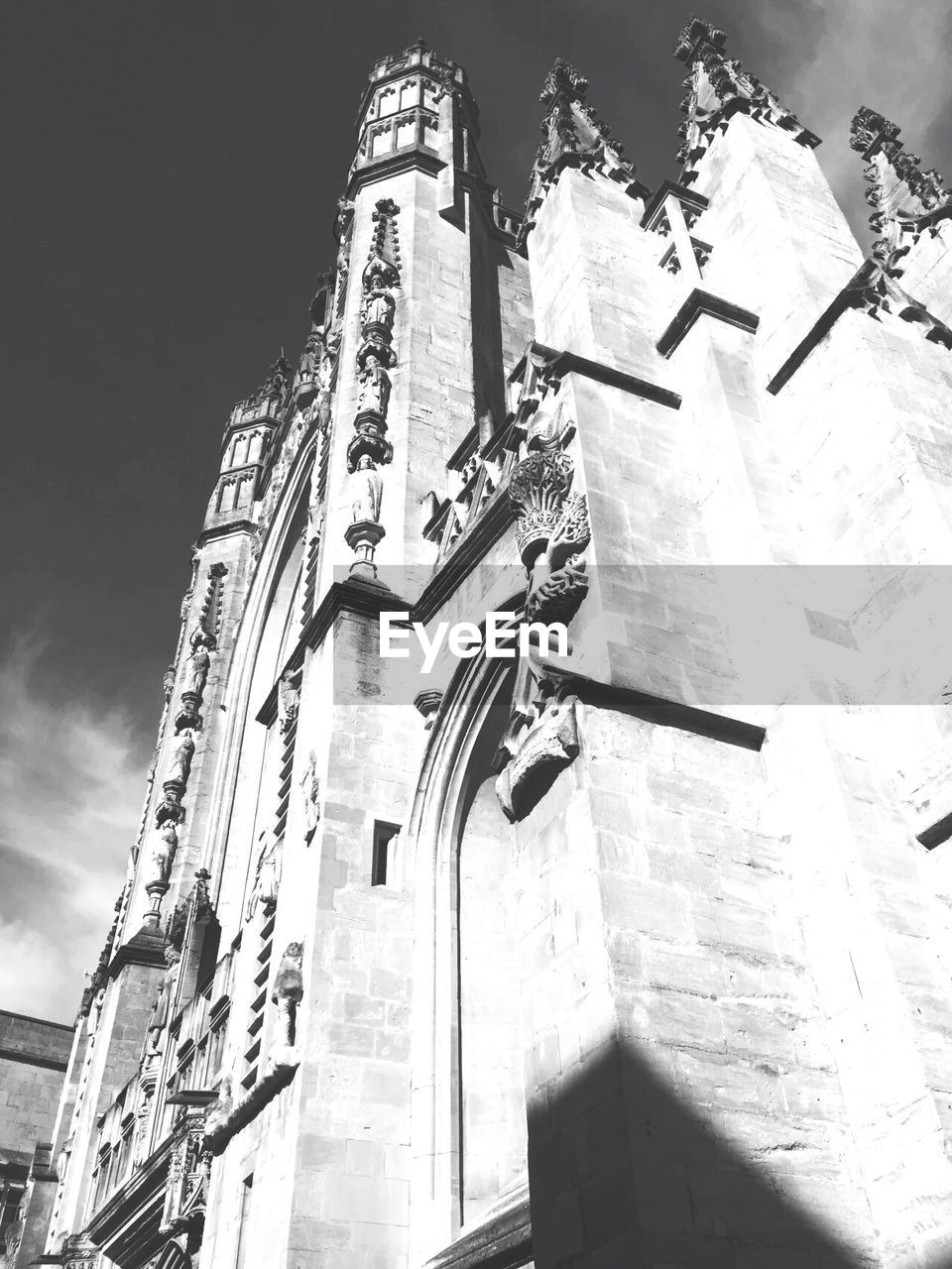 Low angle view of historic building against sky