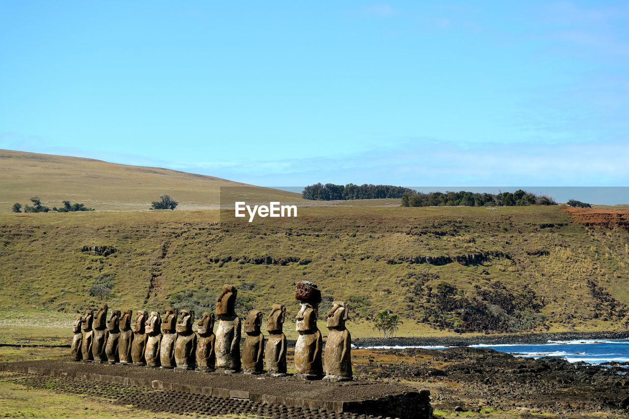 SCENIC VIEW OF FIELD AGAINST CLEAR SKY