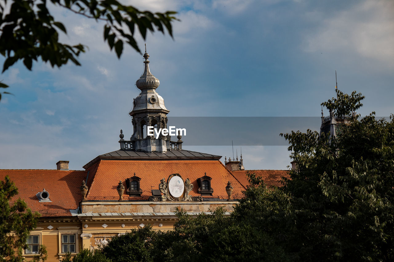 Top of government building in sombor, serbia