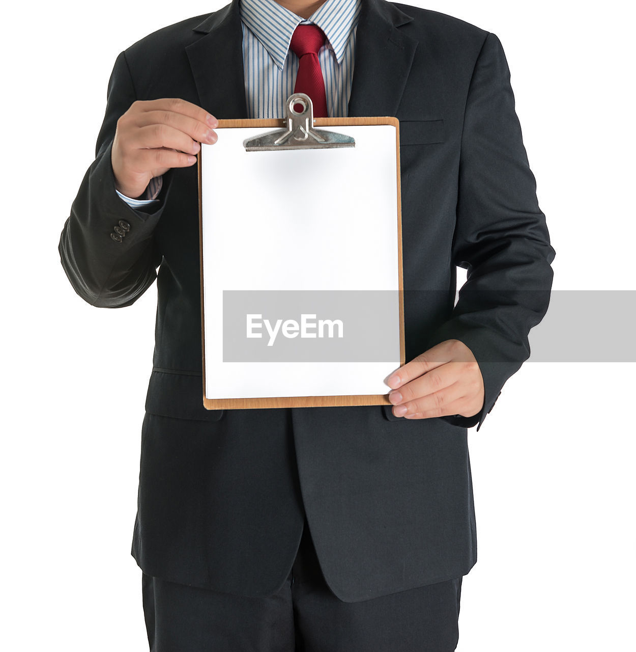 REAR VIEW OF MAN HOLDING UMBRELLA