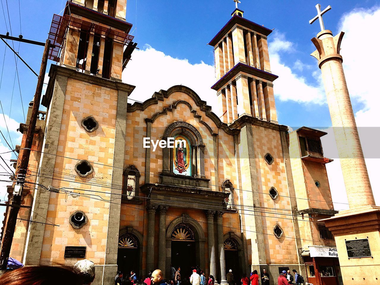 LOW ANGLE VIEW OF CHURCH