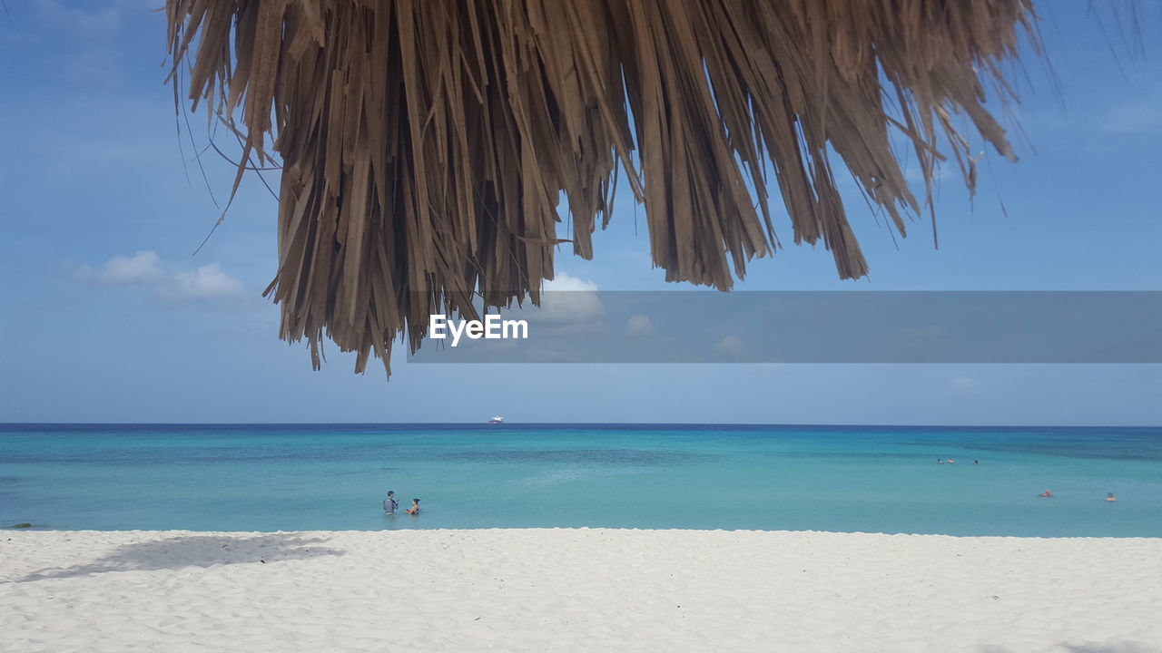 SCENIC VIEW OF SEA AGAINST BLUE SKY