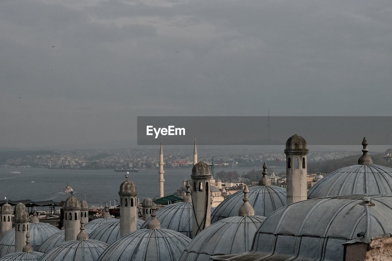 architecture, dome, sky, water, built structure, building exterior, religion, sea, nature, travel destinations, place of worship, no people, travel, belief, building, ship, spirituality, nautical vessel, city, tourism, cloud, outdoors