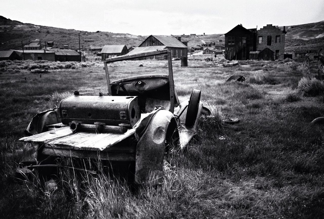 Old abandoned truck