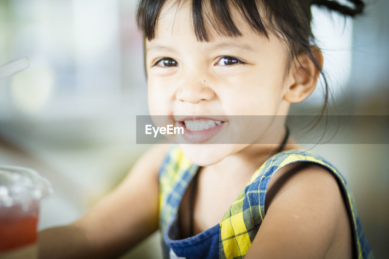 close-up of girl