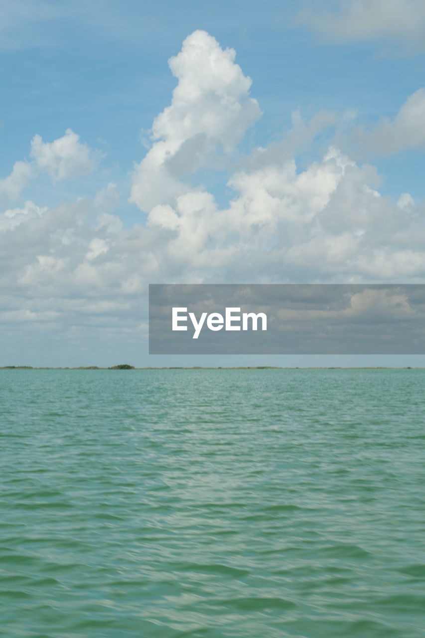 SCENIC VIEW OF BLUE SEA AGAINST SKY