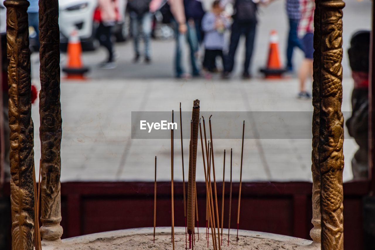 Incense at temple