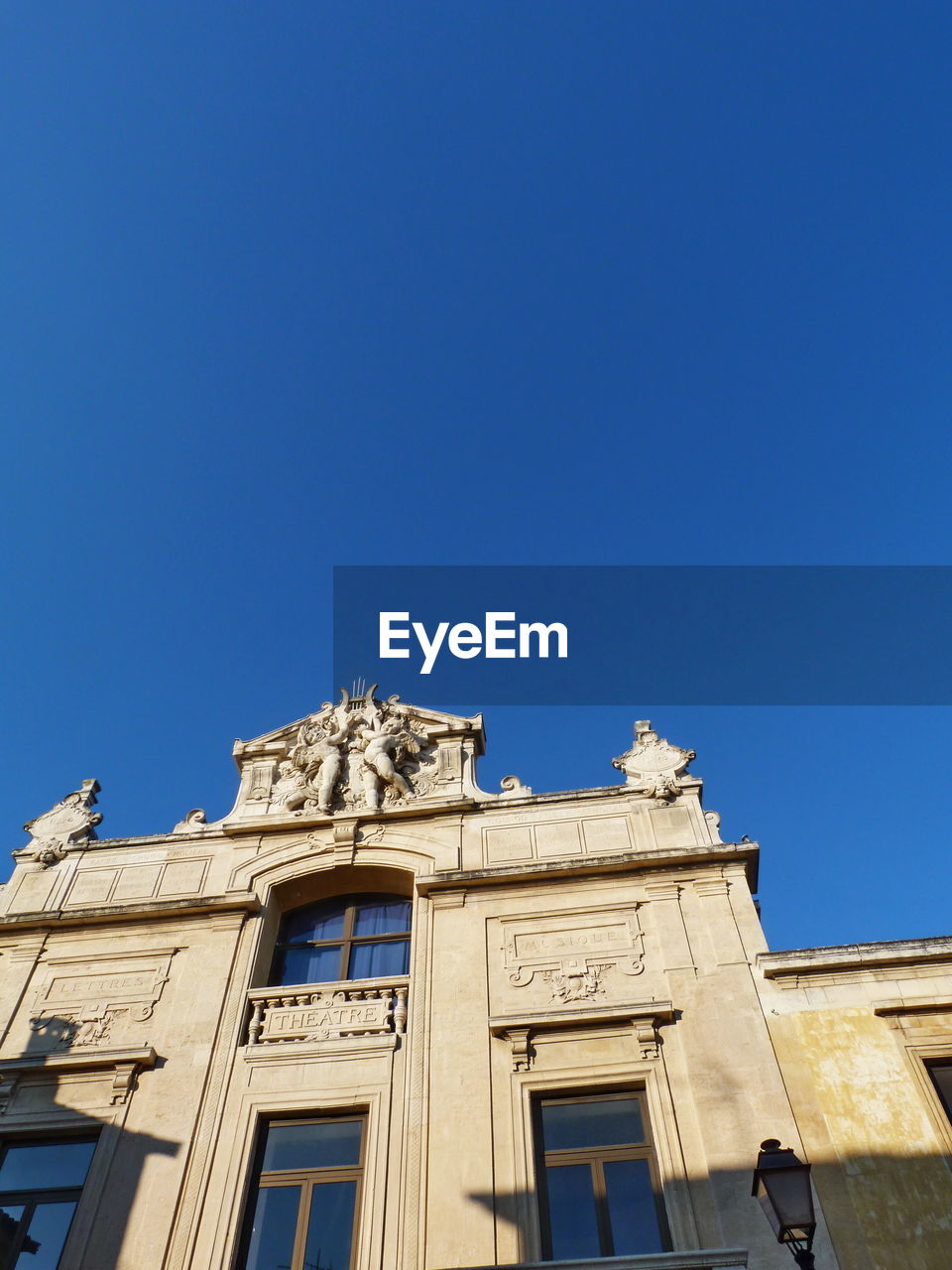 LOW ANGLE VIEW OF OLD BUILDING