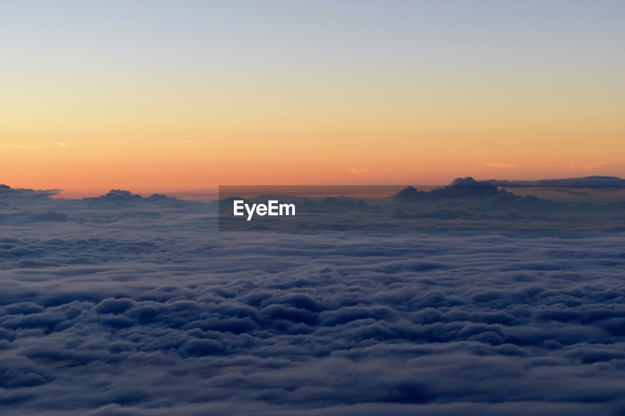 Scenic view of cloudscape during sunset