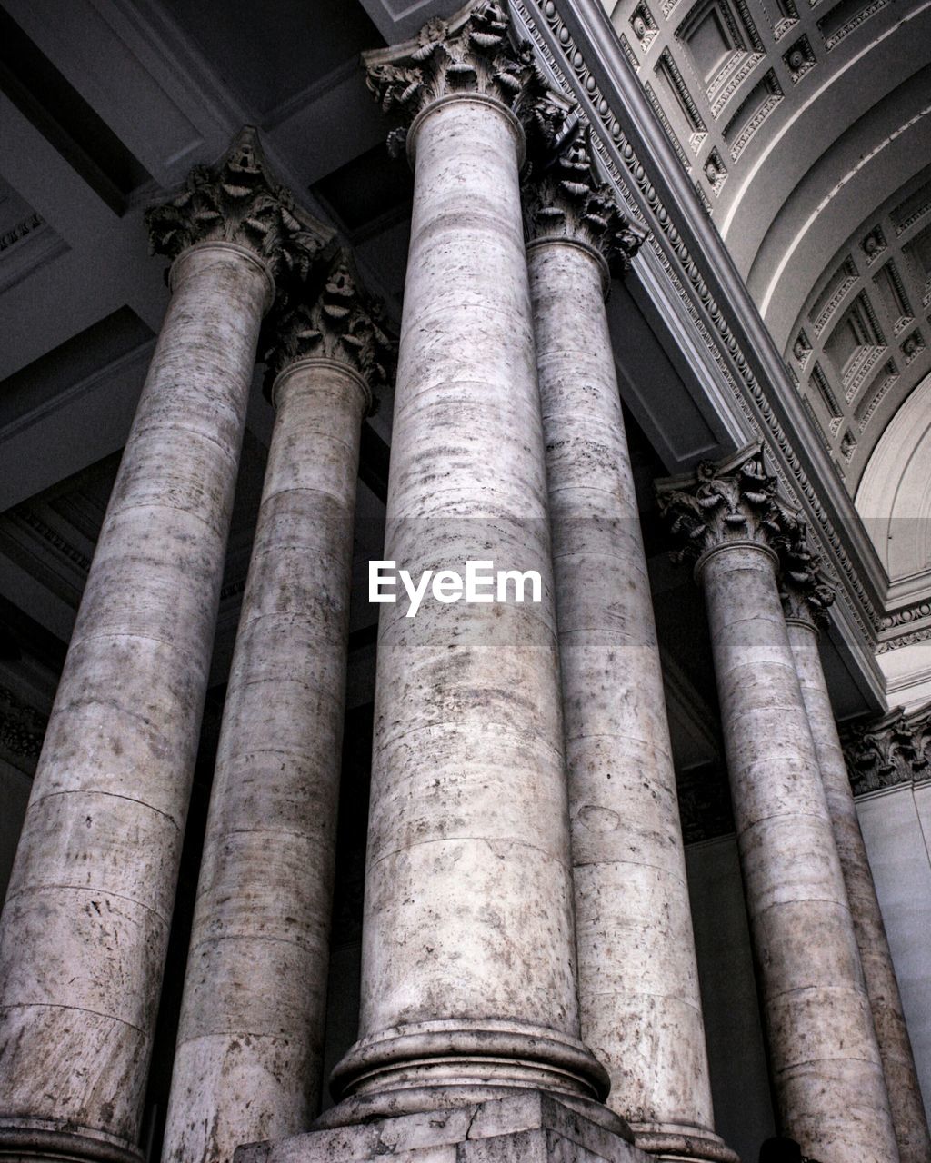 LOW ANGLE VIEW OF COLUMNS