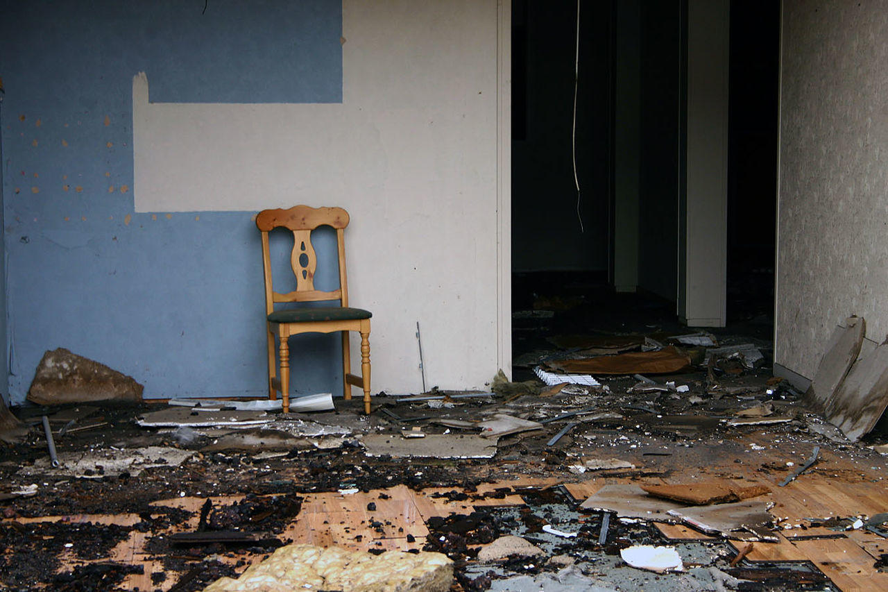 View of an abandoned room