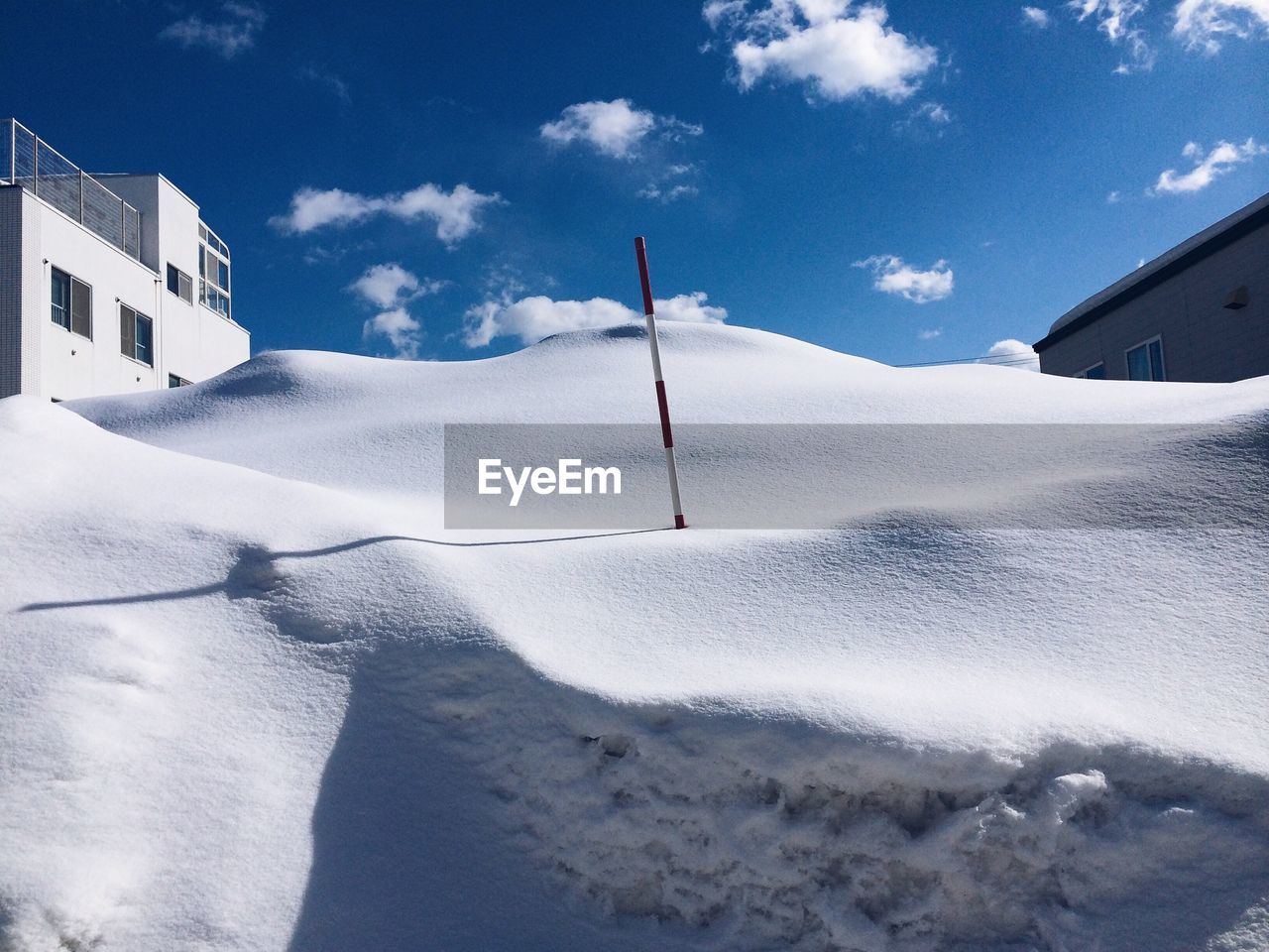 View of snow covered landscape