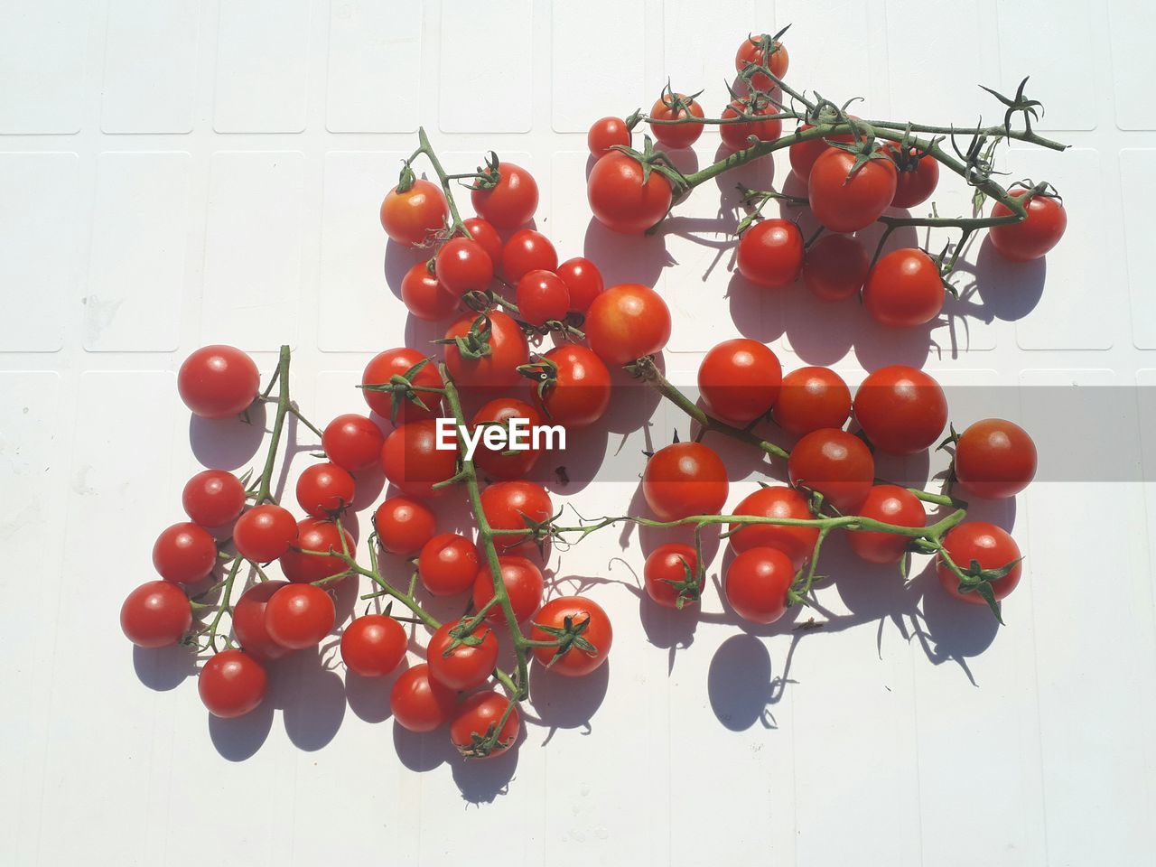 Close-up of cherry tomatoes on table