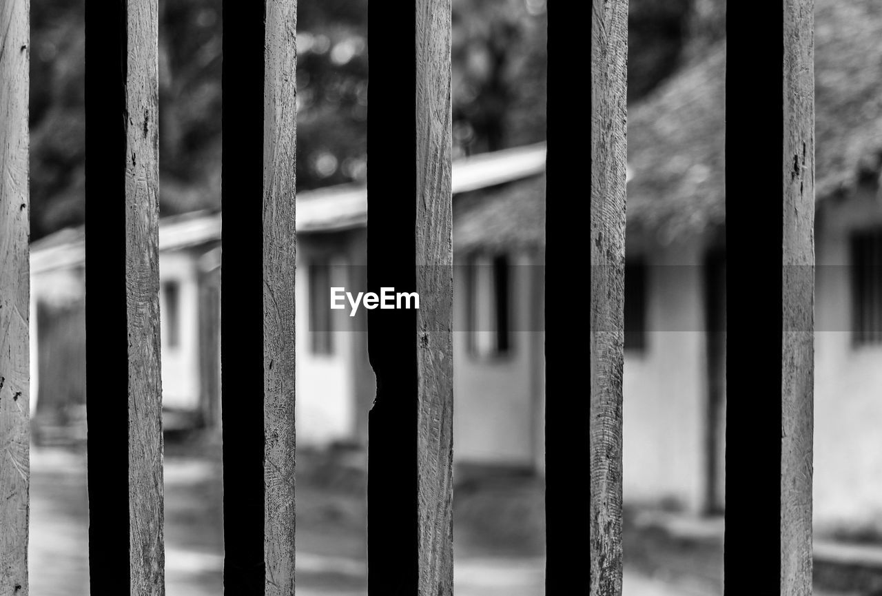 Full frame shot of wood fence 