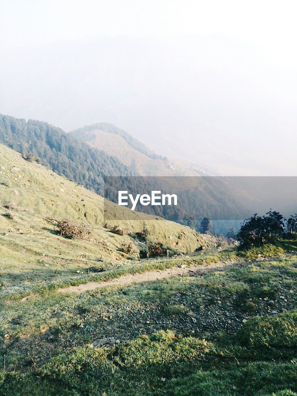 SCENIC VIEW OF LANDSCAPE BY MOUNTAINS AGAINST SKY