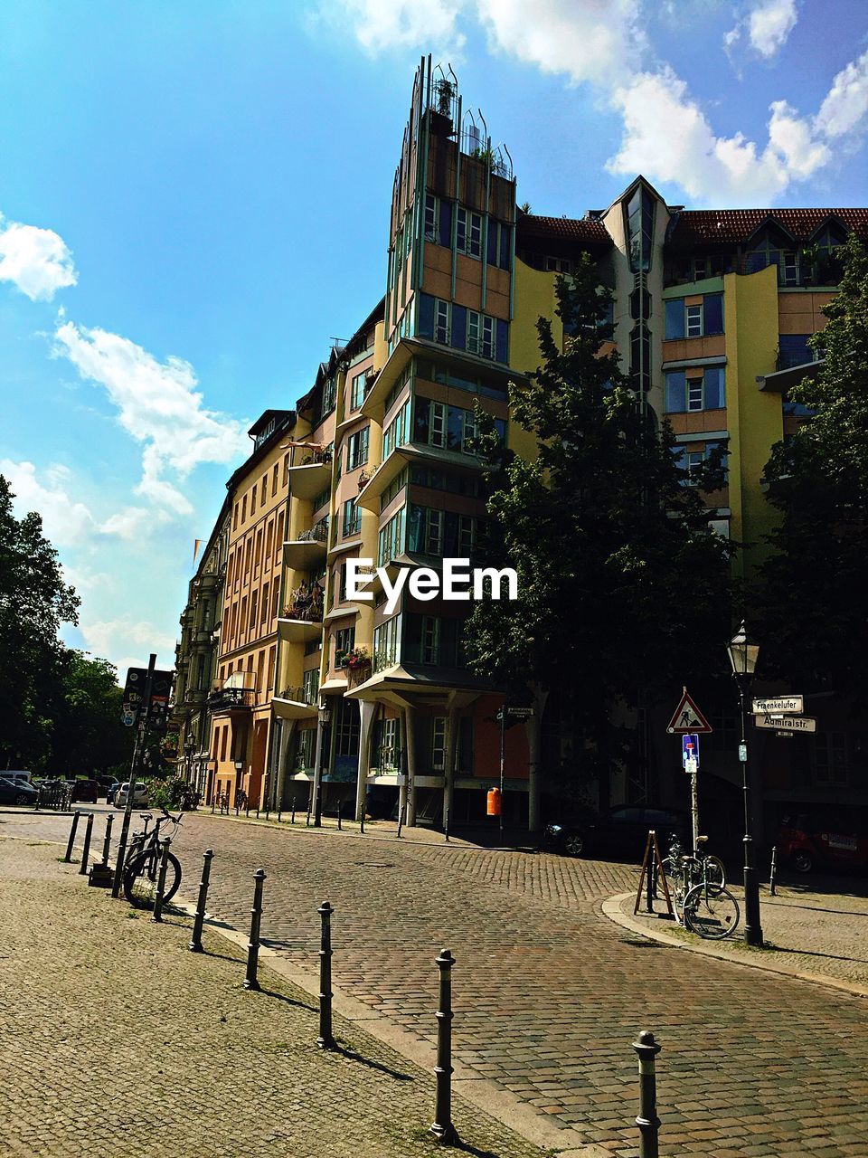 RESIDENTIAL BUILDINGS AGAINST SKY