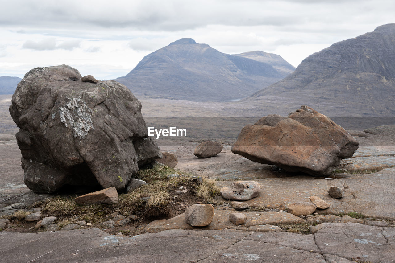 scenic view of rock formations