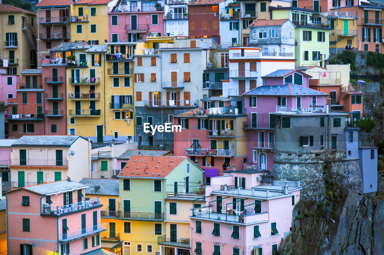 Mediterranean colorful village 