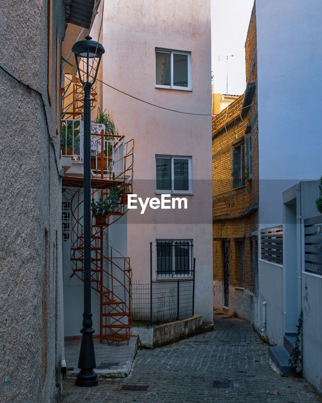 Street amidst buildings in town