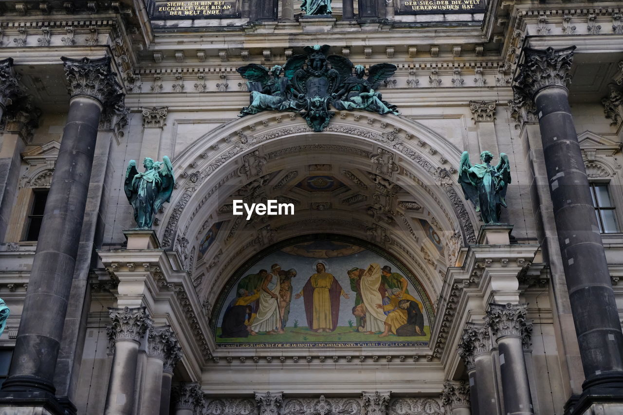 Facade of the berliner dom or berlin cathedral, germany