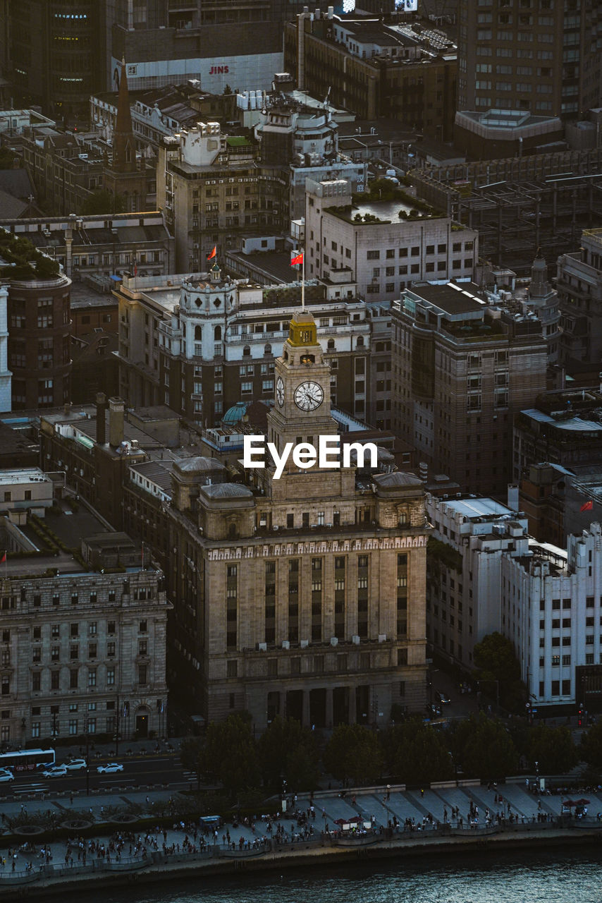 HIGH ANGLE VIEW OF CITY BUILDINGS