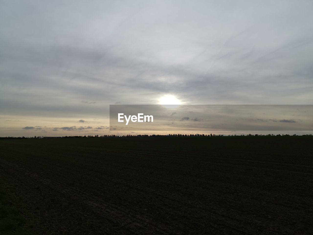 FIELD AGAINST SKY DURING SUNSET