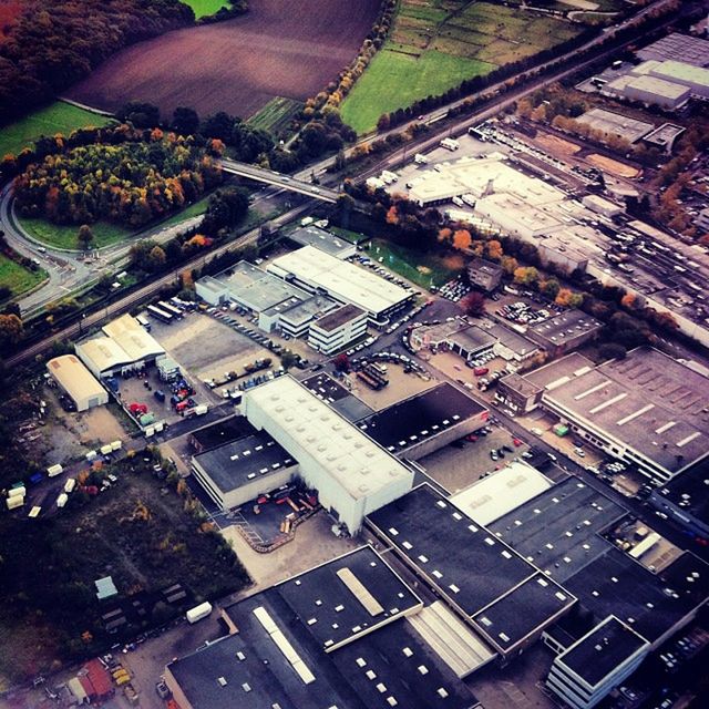 HIGH ANGLE VIEW OF CITYSCAPE