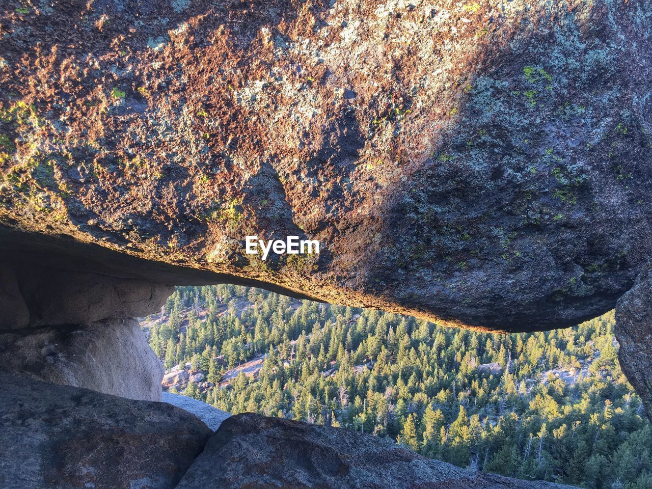 View of rock formations