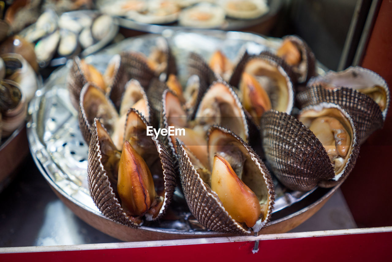 Close-up of seafood