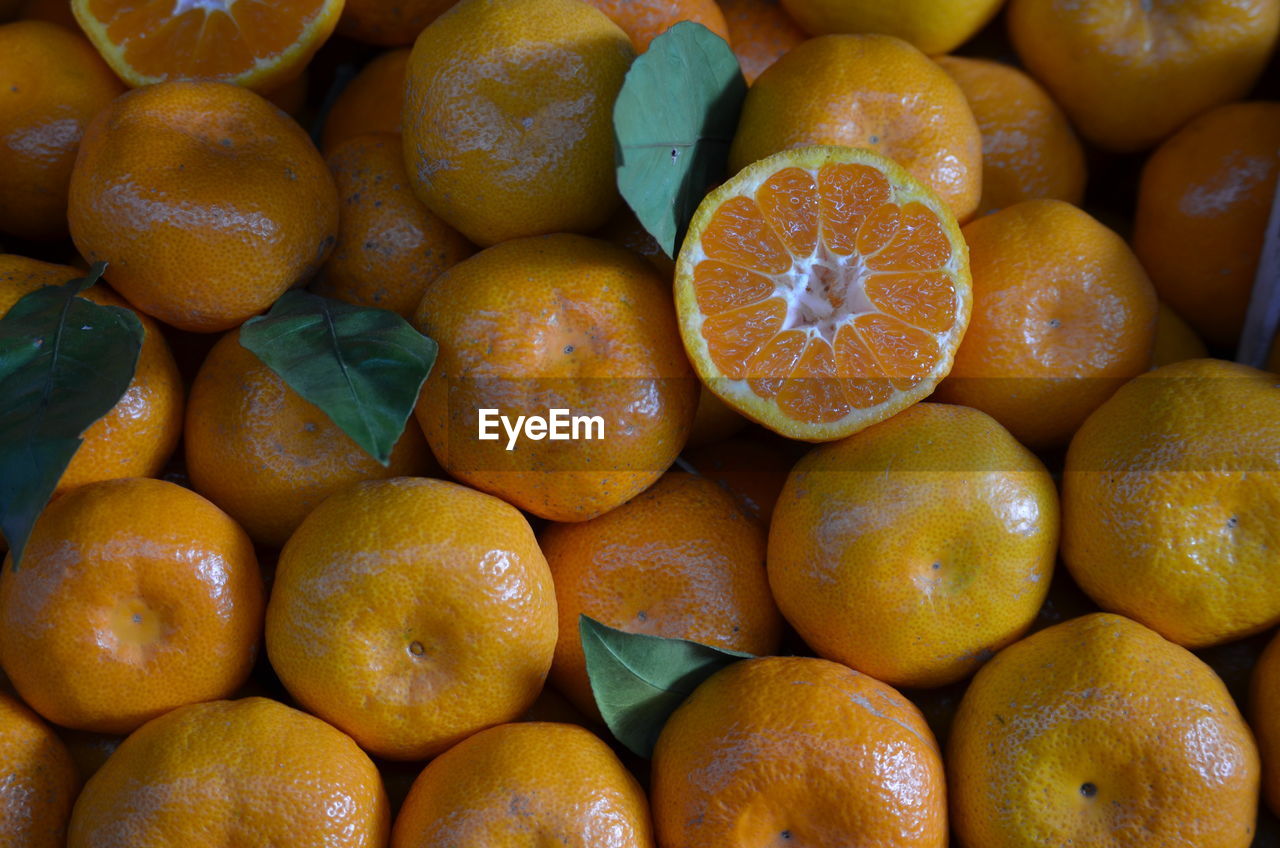 Full frame shot of mendelian at market stall