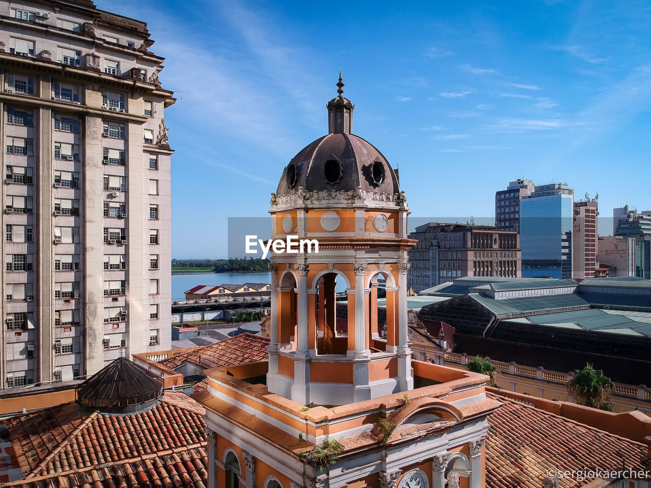 low angle view of buildings in city