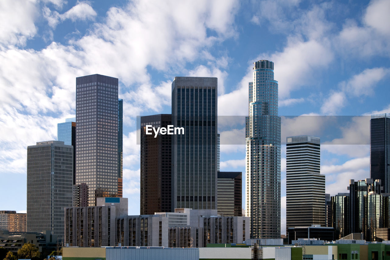 Downtown los angeles skyline from the east side