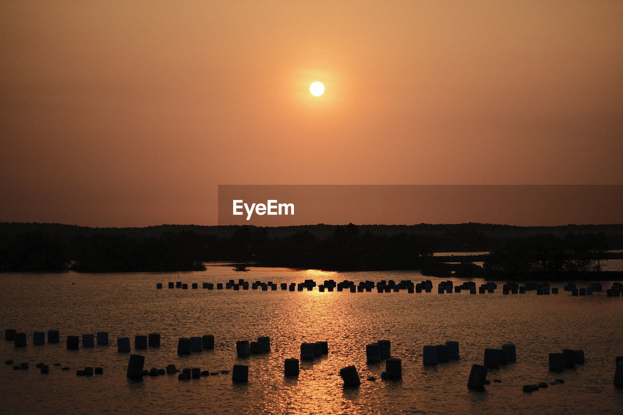 SCENIC VIEW OF ORANGE SKY