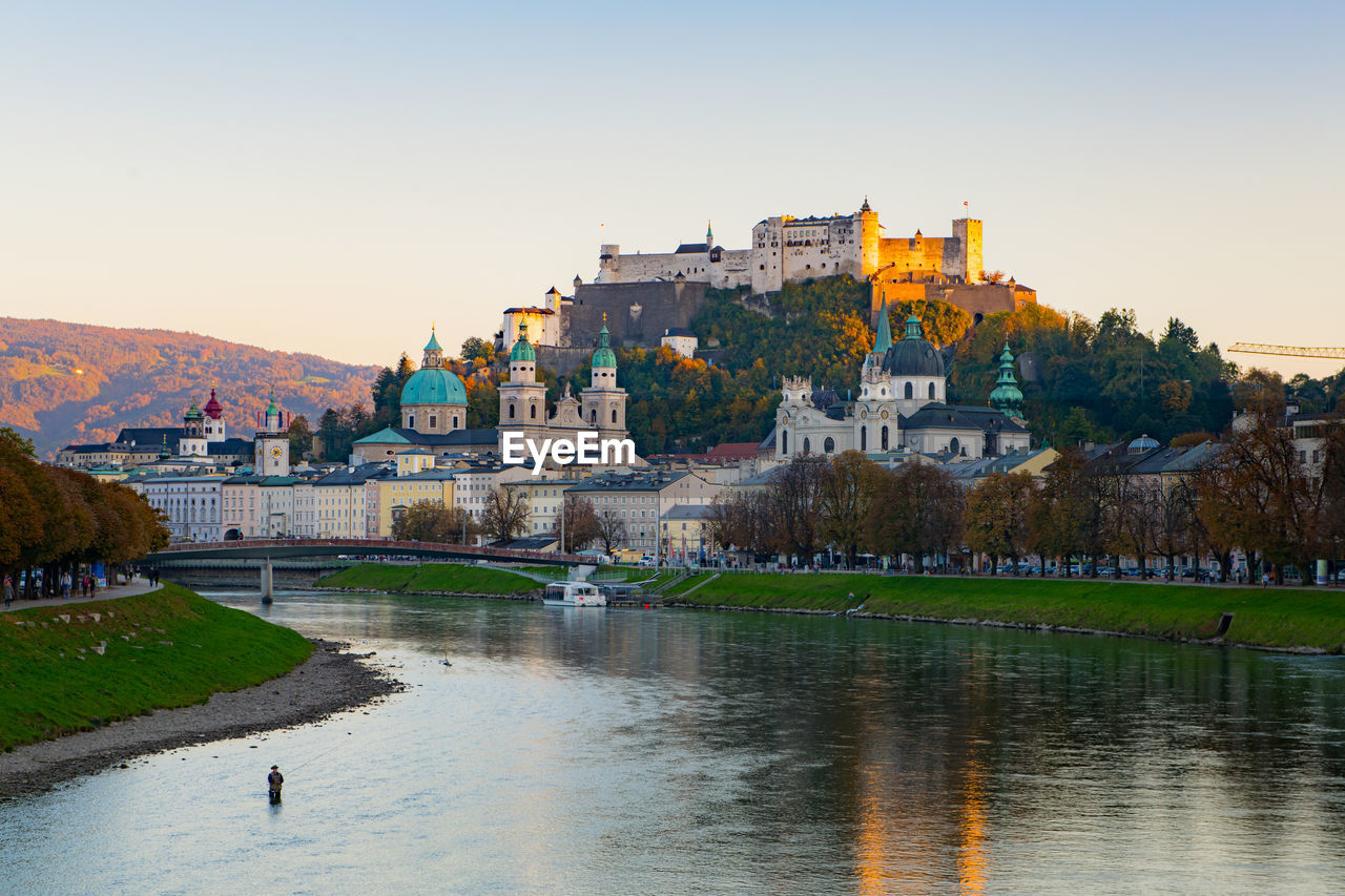 Salzburg historic town center, austria