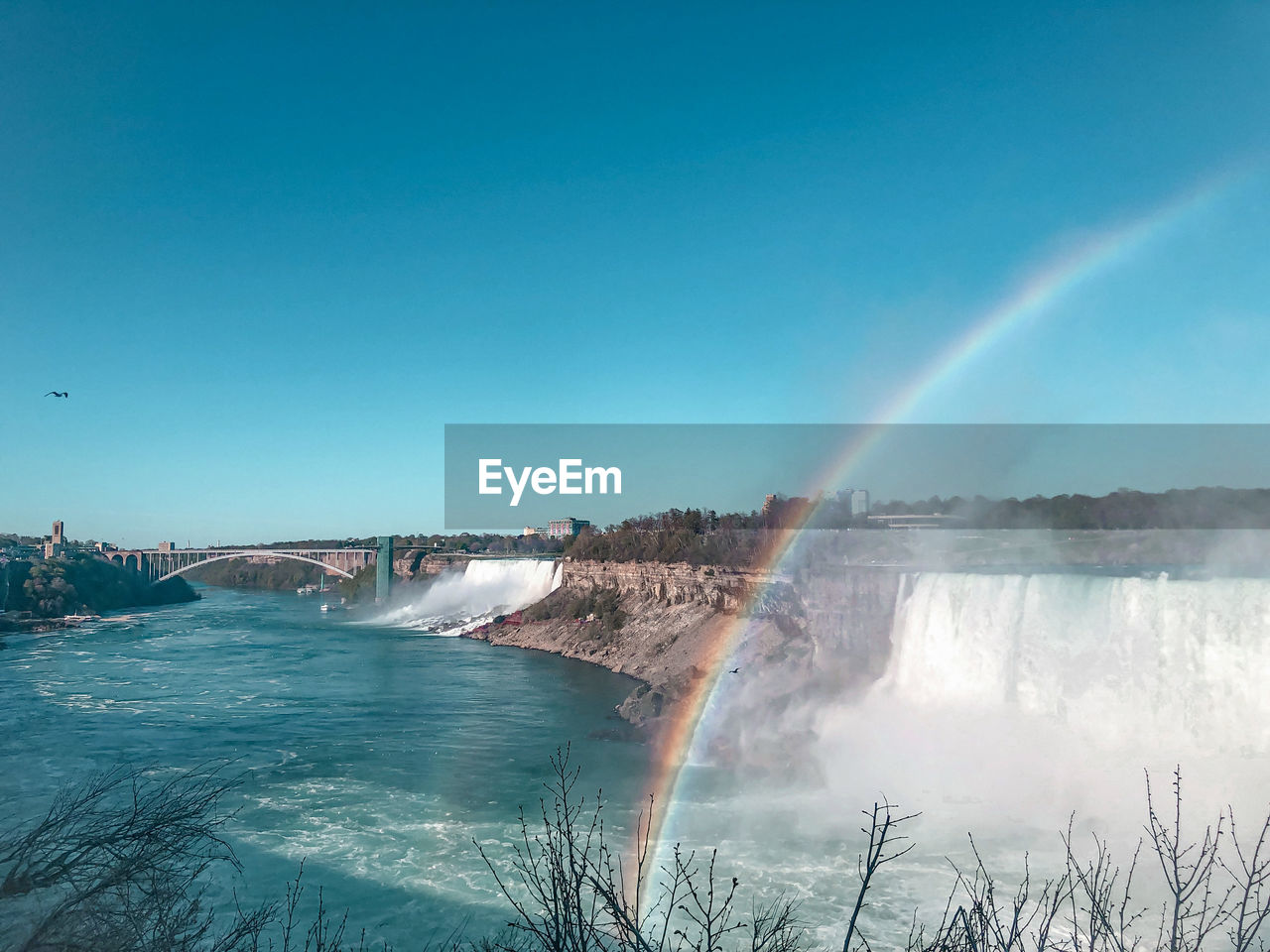 Niagara falls rainbow