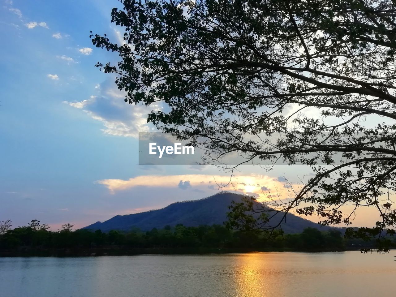 SCENIC VIEW OF LAKE BY MOUNTAINS AGAINST SKY