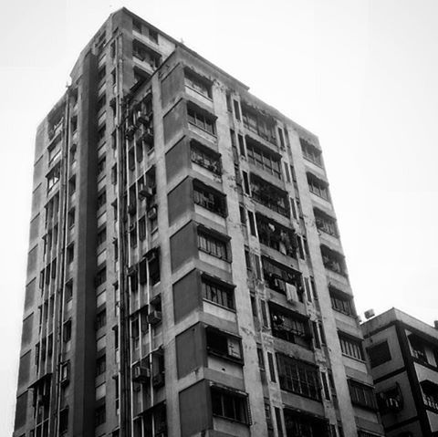 LOW ANGLE VIEW OF MODERN BUILDINGS