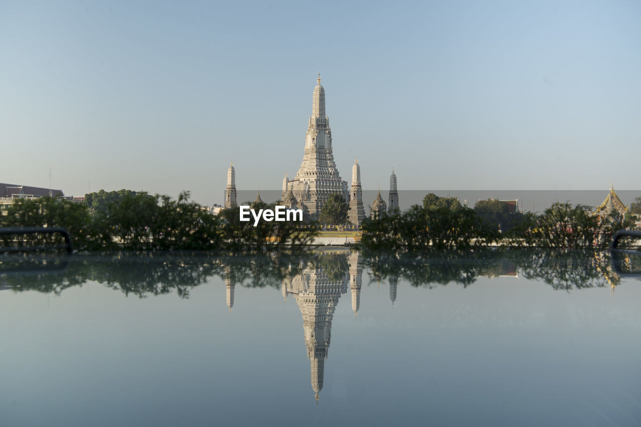 REFLECTION OF BUILDINGS IN WATER