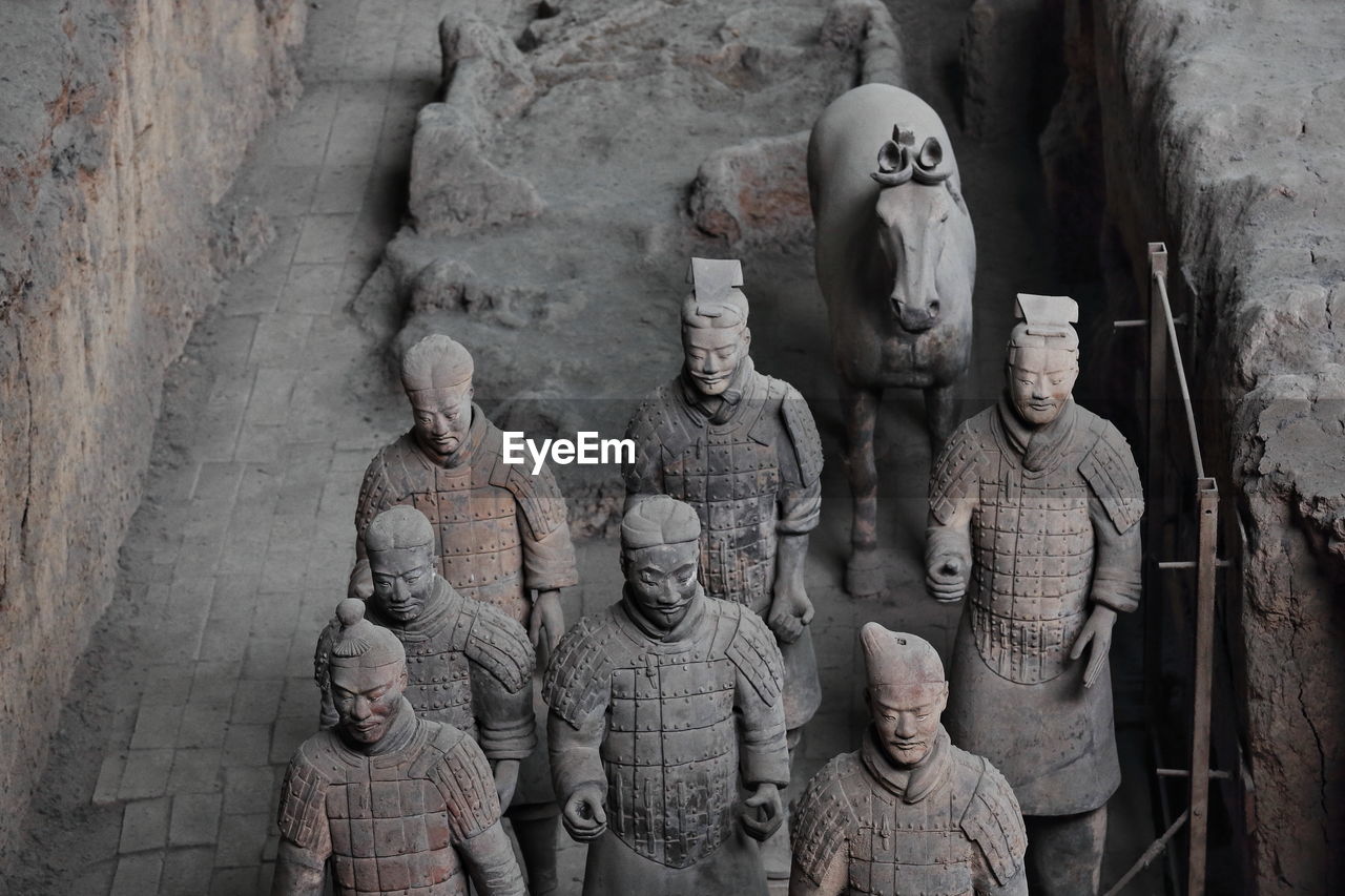 First chinese emperor qin shi huang's mausoleum-terracotta army warriors.