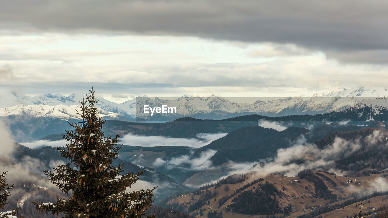 Panorama in alta badia, alto adige, italian alps