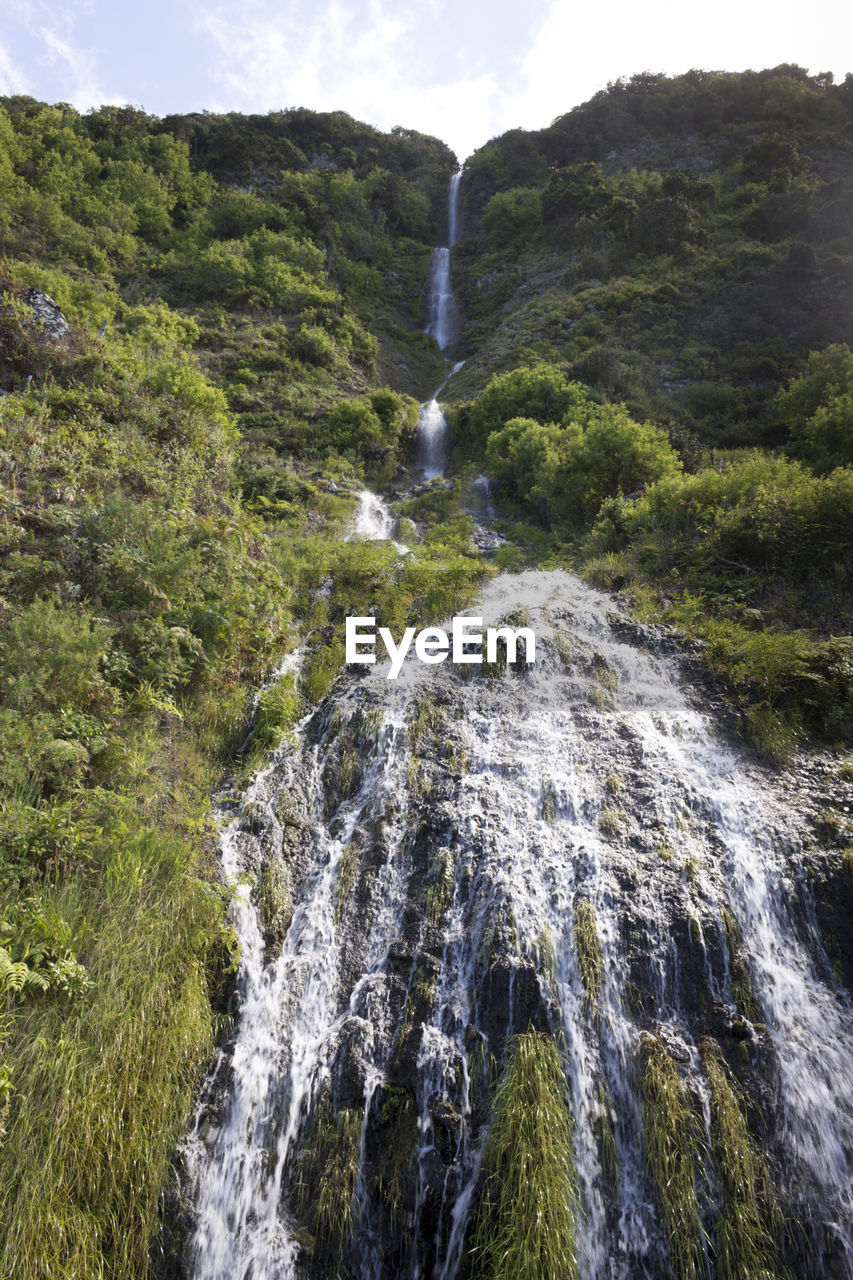 VIEW OF WATERFALL