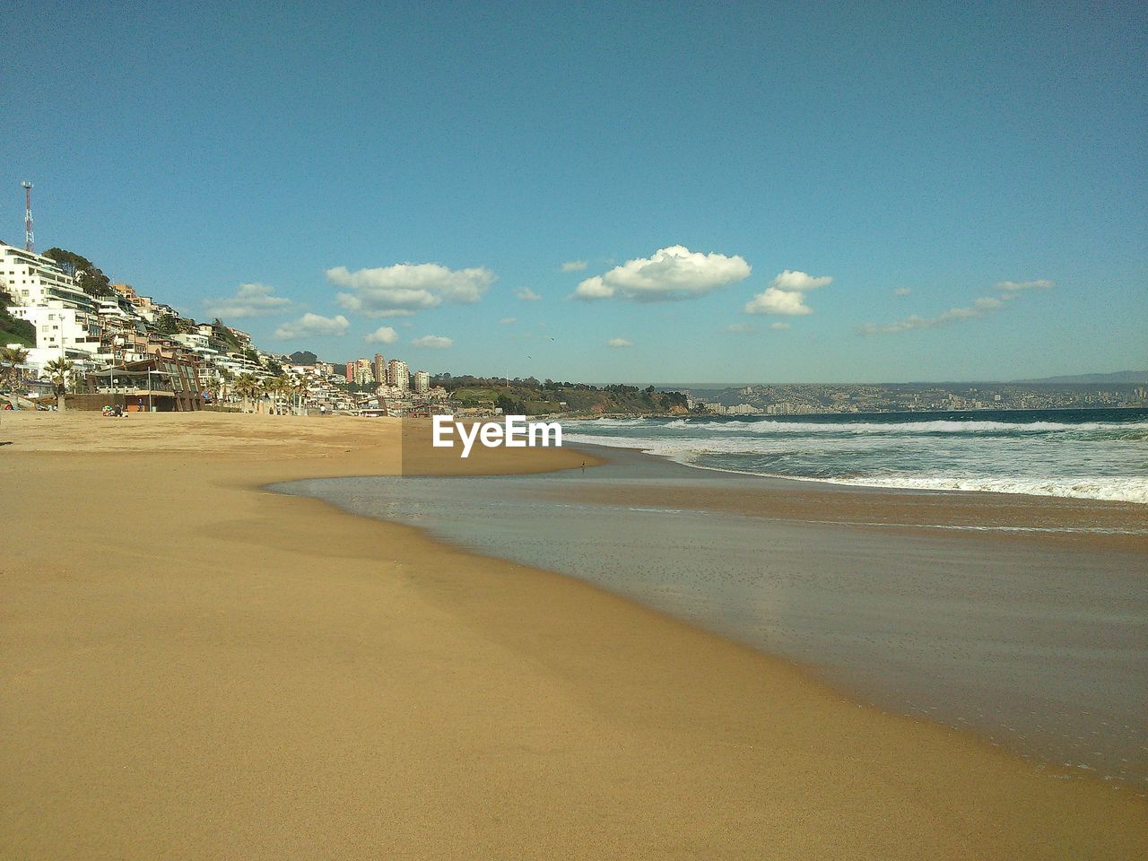 BEACH AGAINST SKY