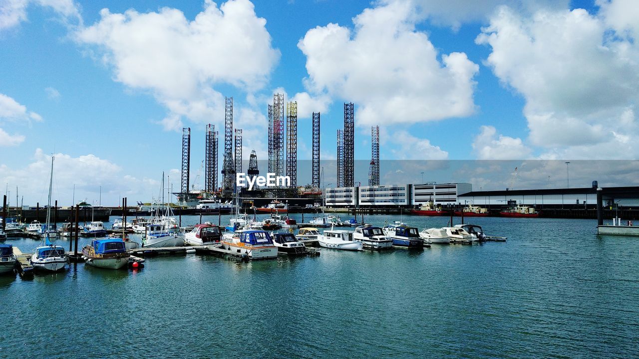 BOATS IN HARBOR