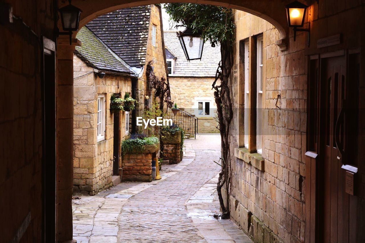 HOUSES AMIDST STREET