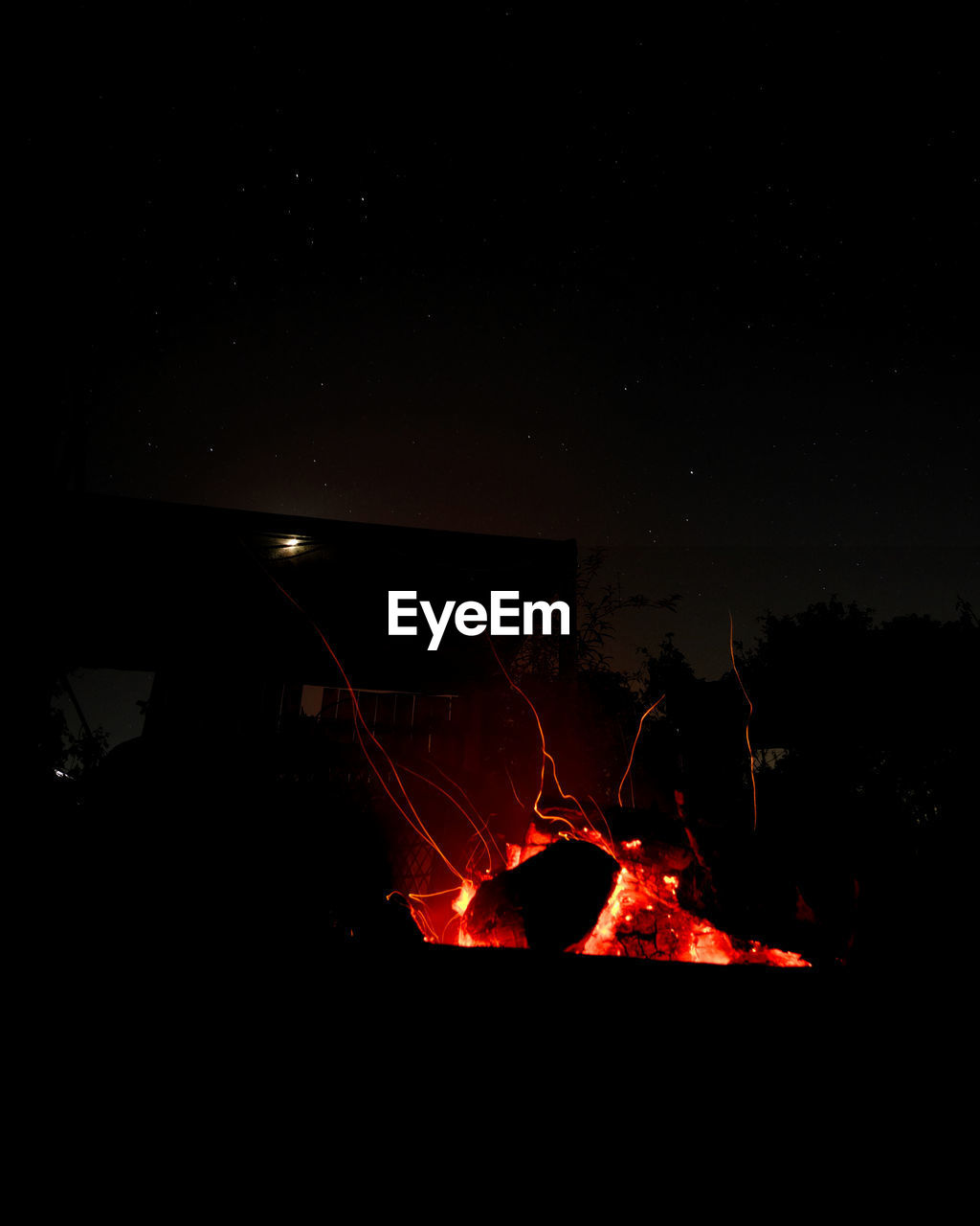 FIREWORK DISPLAY AT NIGHT
