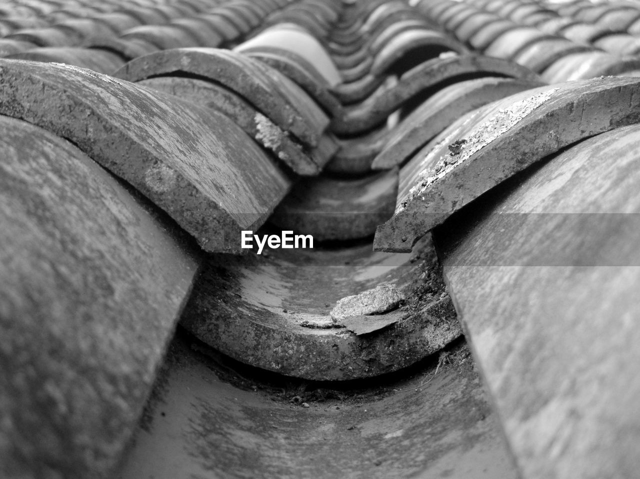 Full frame shot of roof tiles