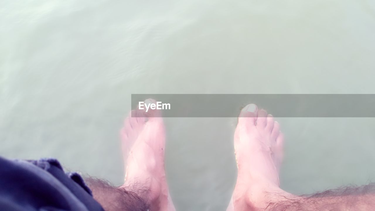 LOW SECTION OF LEGS ON WATER