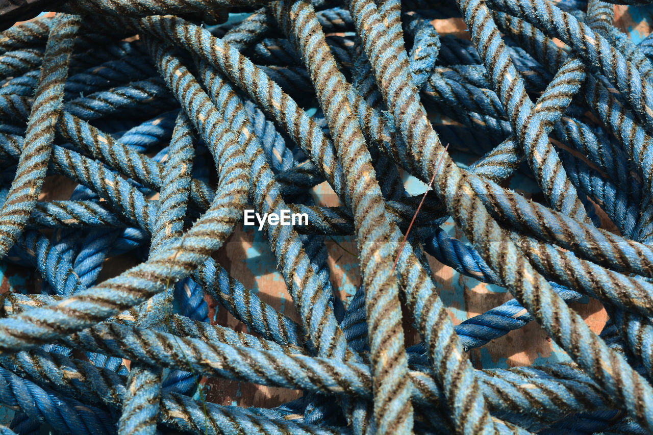 Blue rope texture