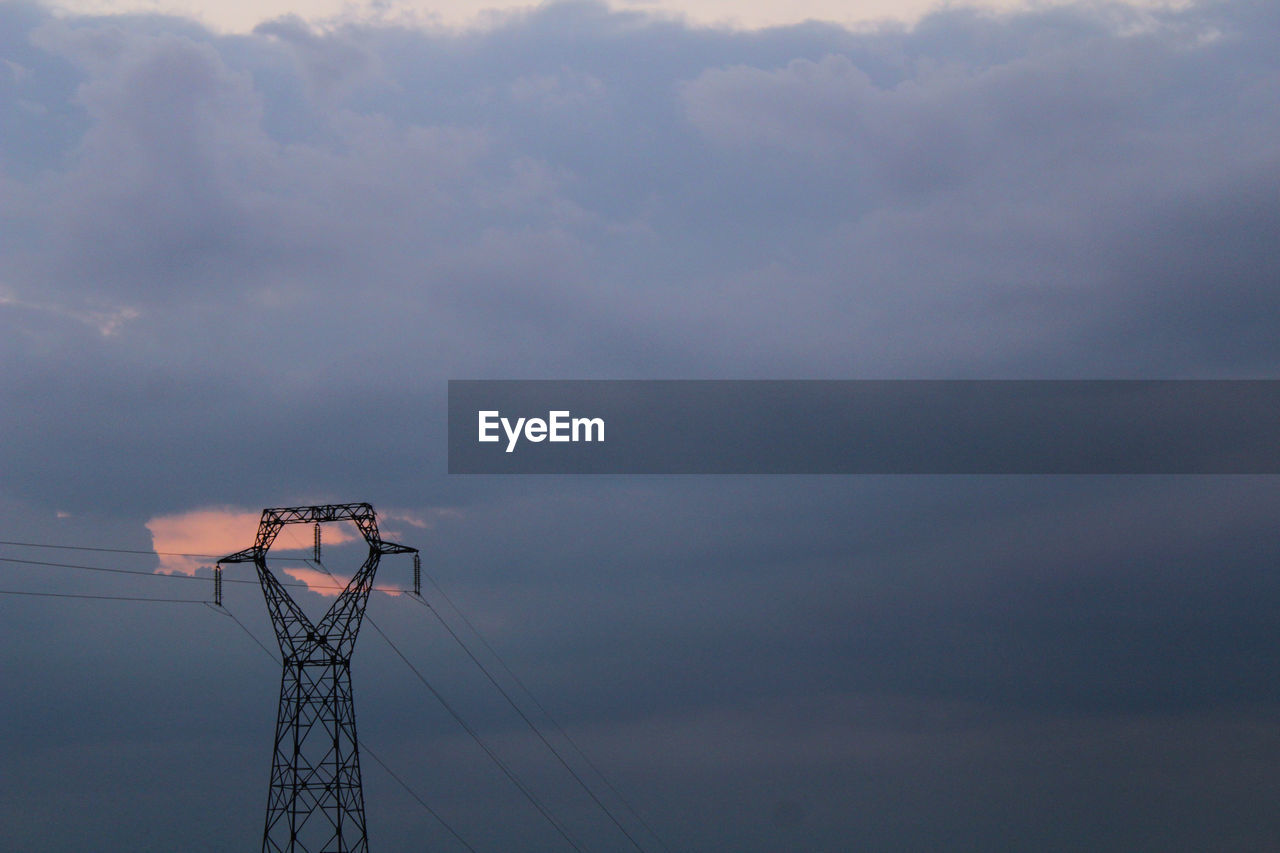 Electrical Equipment Sky Cloud - Sky Technology Sunset Electricity  Connection Nature Electricity Pylon No People Cable Outdoors Power Line  Power Supply Tower Cloud