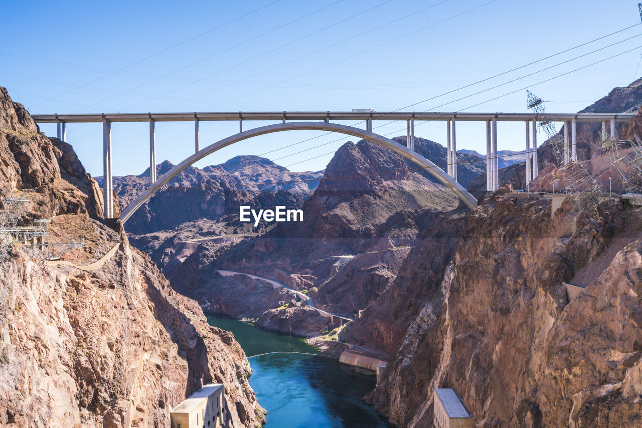 ARCH BRIDGE OVER RIVER